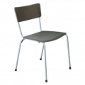 Keilhauer Gym Black Stacking Lunchroom Classroom Chair